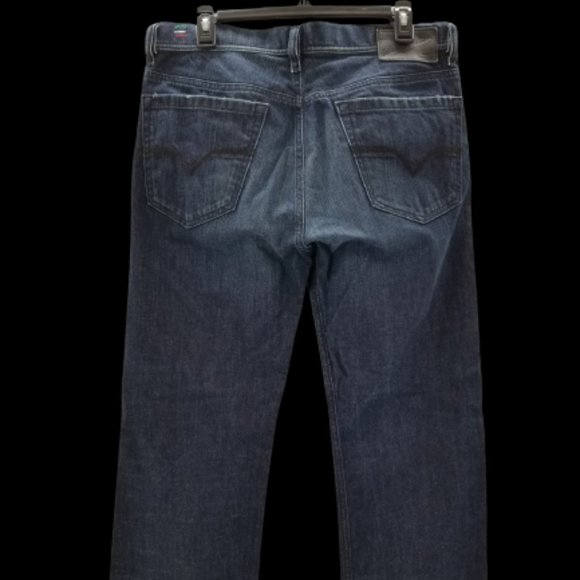 Diesel Mens Quratt Butt Fly Straight Dark Wash Denim 008FC Blue Jean Pants32x32 - Picture 2 of 13